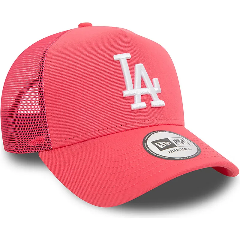 kepure-islenkta-rozine-snapback-a-frame-league-essential-los-angeles-dodgers-mlb-new-era