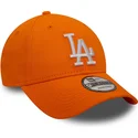 kepure-islenkta-oranzine-reguliuojamas-9forty-league-essential-los-angeles-dodgers-mlb-new-era