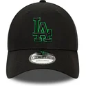 kepure-islenkta-juoda-reguliuojamas-9forty-team-outline-los-angeles-dodgers-mlb-new-era