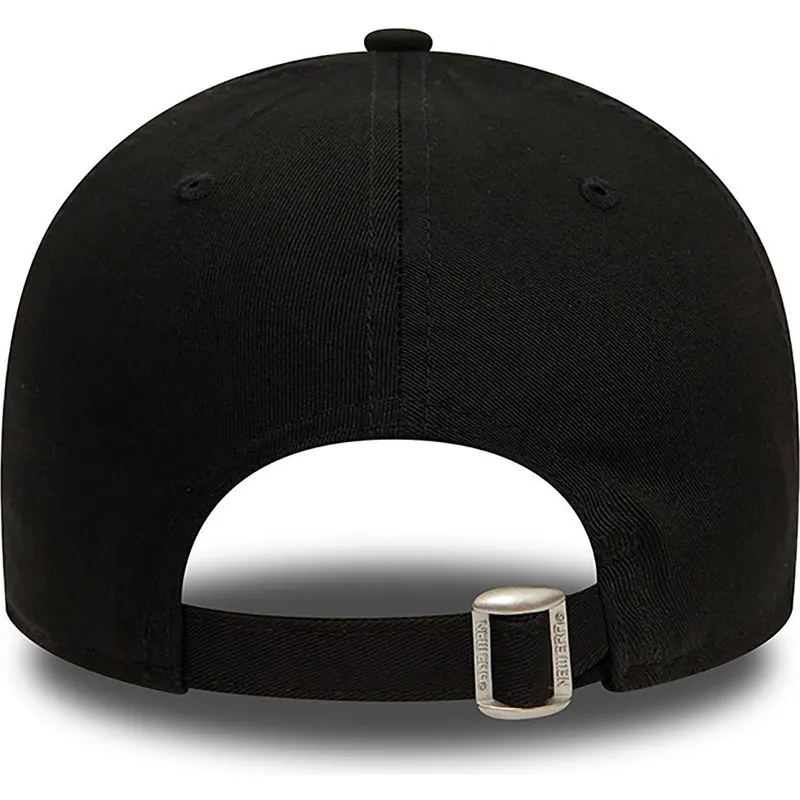 kepure-islenkta-juoda-reguliuojamas-9forty-team-outline-new-york-yankees-mlb-new-era