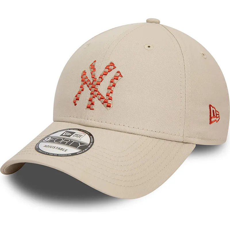 cap-islenkta-beige-adjustable-strap-9forty-seasonal-infill-new-york-yankees-mlb-new-era