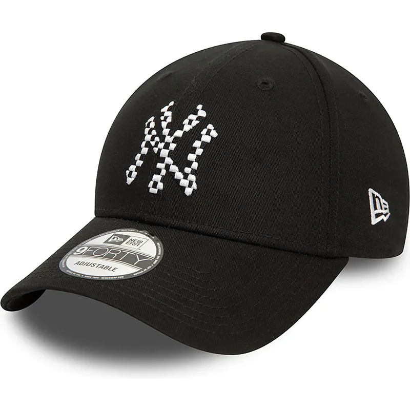 kepure-islenkta-juoda-reguliuojamas-9forty-seasonal-infill-new-york-yankees-mlb-new-era
