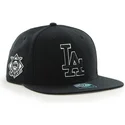 czarna-plaska-czapka-snapback-los-angeles-dodgers-mlb-sure-shot-marki-47-brand
