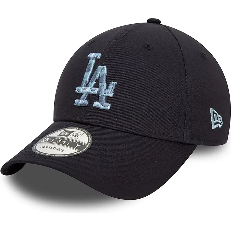 kepure-islenkta-tamsiai-melyna-reguliuojamas-9forty-animal-infill-los-angeles-dodgers-mlb-new-era