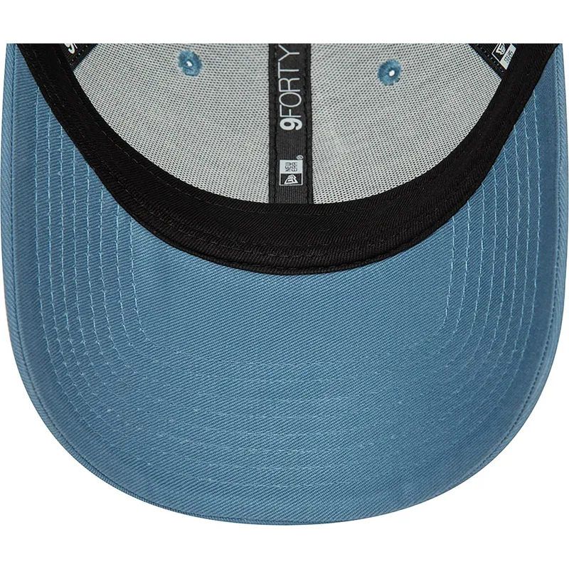kepure-islenkta-melyna-reguliuojamas-9forty-seasonal-infill-new-york-yankees-mlb-new-era