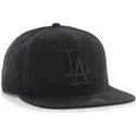 czarna-czapka-z-daszkiem-snapback-z-czarnym-logo-los-angeles-dodgers-mlb-sure-shot-od-47-brand