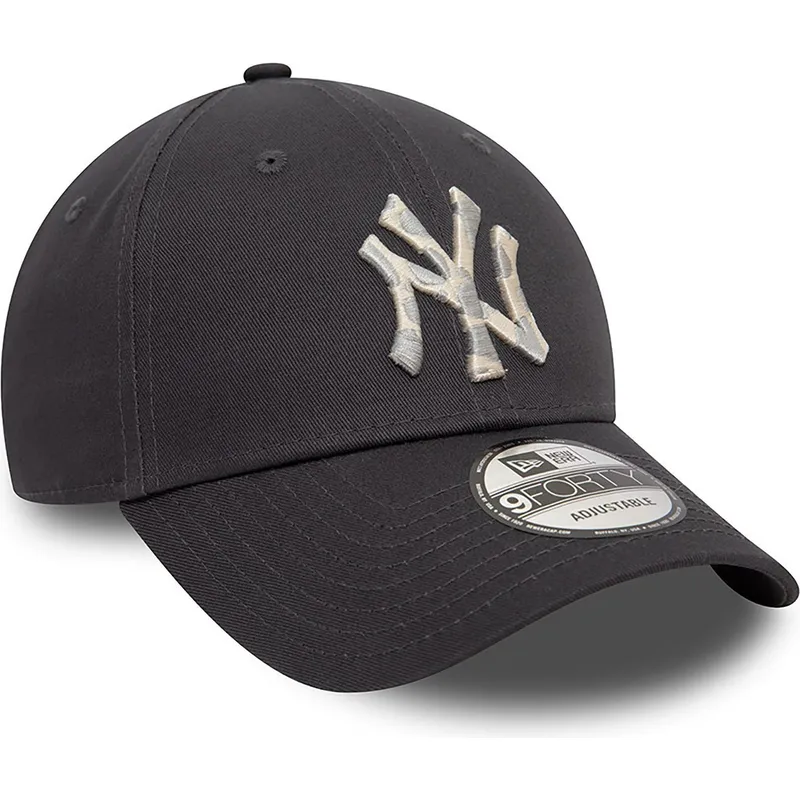 regulowana-szara-czapka-z-zakrzywionym-daszkiem-9forty-animal-infill-new-york-yankees-mlb-od-new-era
