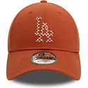 kepure-islenkta-ruda-reguliuojamas-9forty-seasonal-infill-los-angeles-dodgers-mlb-new-era