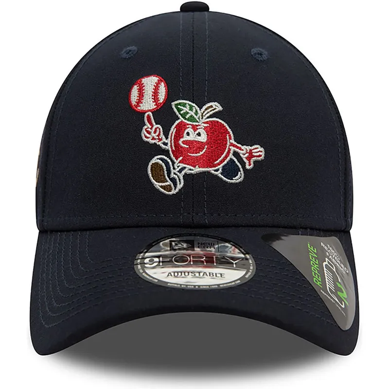 kepure-islenkta-tamsiai-melyna-reguliuojamas-9forty-repreve-baseball-apple-new-era