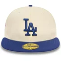 new-era-flat-brim-59fifty-team-colour-los-angeles-dodgers-mlb-beige-and-blue-fitted-cap