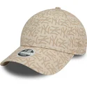 kepure-islenkta-smelio-reguliuojamas-9forty-monogram-new-york-yankees-mlb-new-era