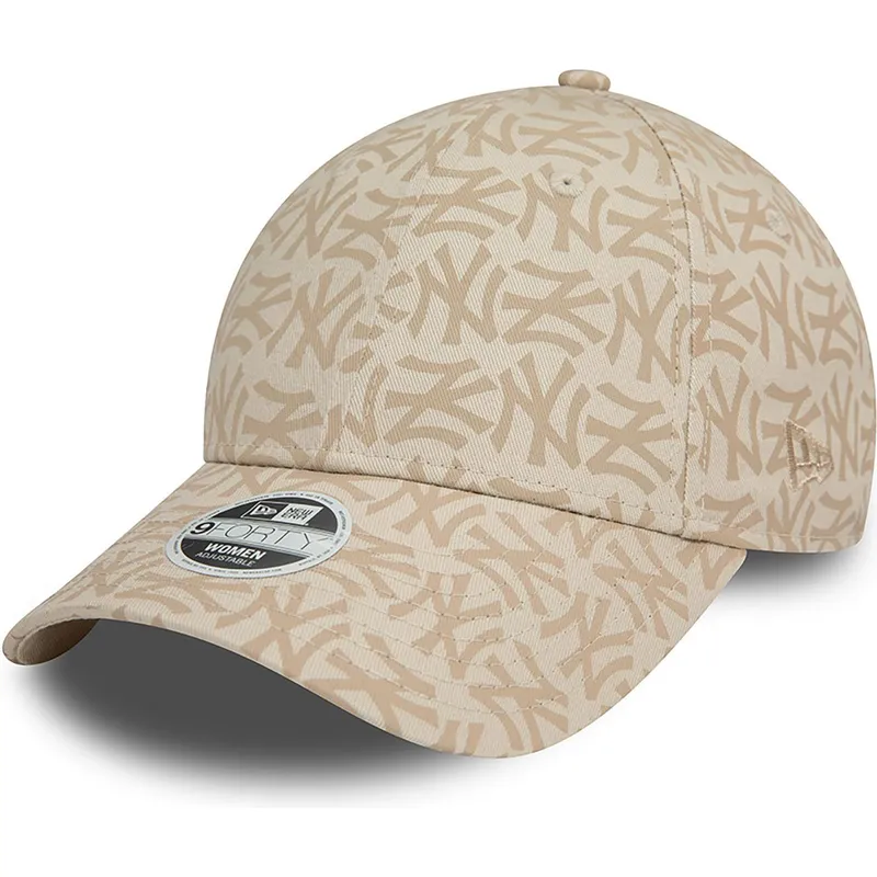 kepure-islenkta-smelio-reguliuojamas-9forty-monogram-new-york-yankees-mlb-new-era