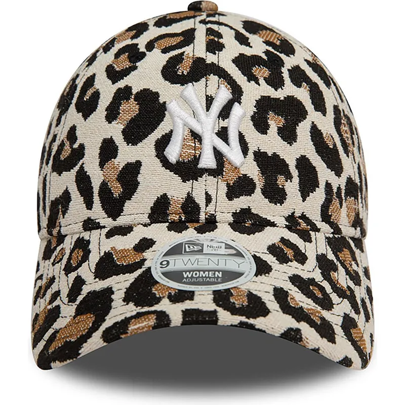 kepure-islenkta-leopardinis-reguliuojamas-9forty-jacquard-new-york-yankees-mlb-new-era