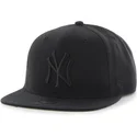 kepure-plokscia-juoda-snapback-new-york-yankees-mlb-47-brand