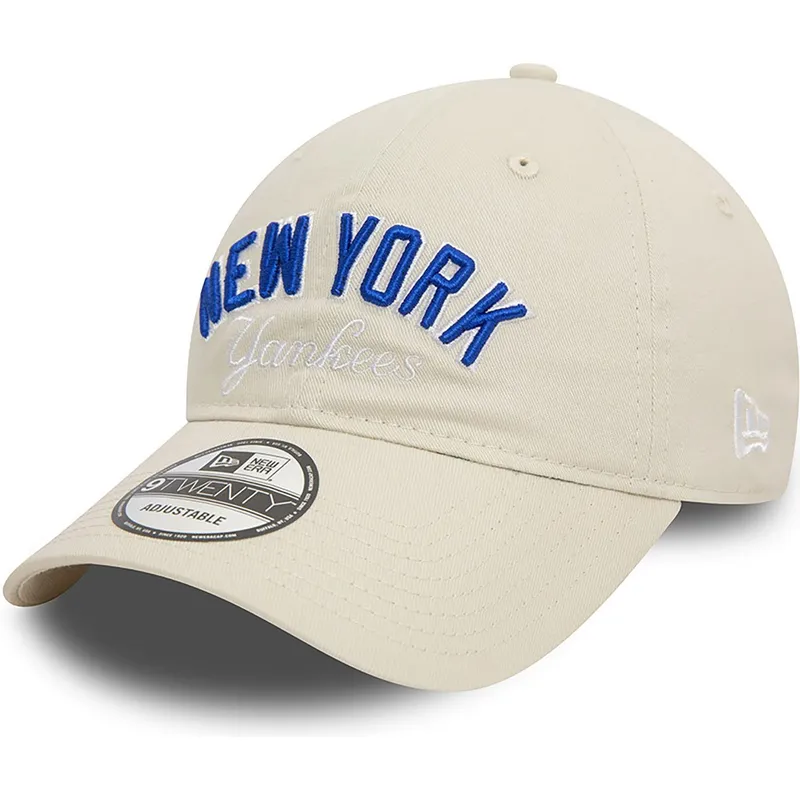 cap-islenkta-beige-adjustable-strap-9twenty-wordmark-new-york-yankees-mlb-new-era