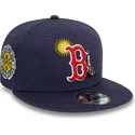 kepure-plokscia-tamsiai-melyna-snapback-9fifty-summer-icon-boston-red-sox-mlb-new-era