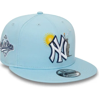 jasnoniebieska-czapka-z-daszkiem-snapback-9fifty-summer-icon-new-york-yankees-mlb-od-new-era