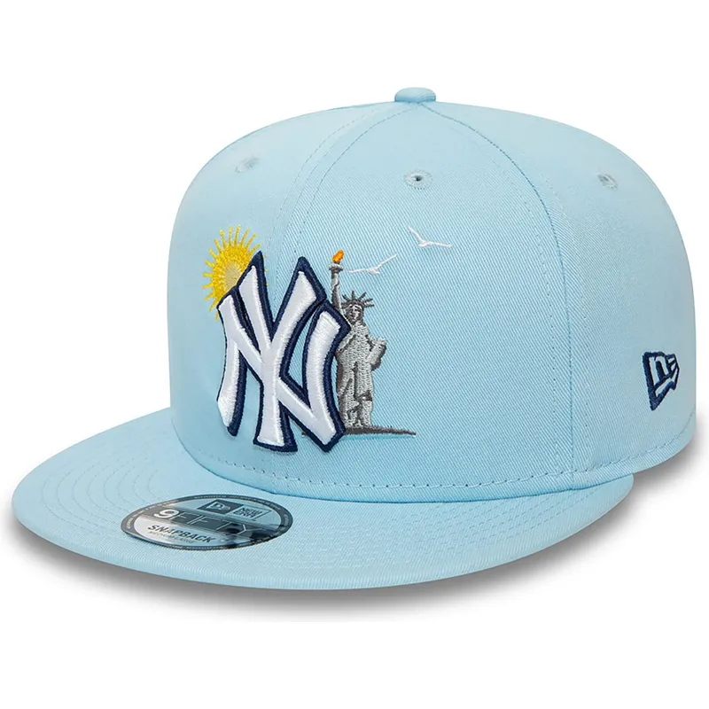 kepure-plokscia-melyna-snapback-claro-9fifty-summer-icon-new-york-yankees-mlb-new-era