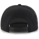 czarna-plaska-czapka-snapback-z-czarno-bialym-logo-oakland-athletics-mlb-sure-shot-od-47-brand