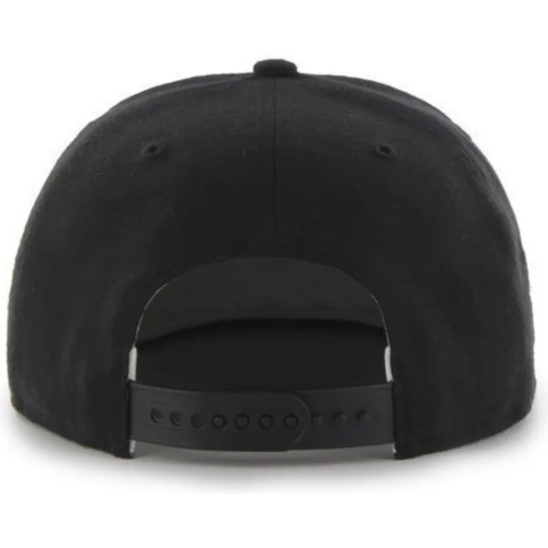 kepure-plokscia-juoda-snapback-oakland-athletics-mlb-47-brand
