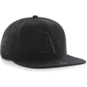 kepure-plokscia-juoda-snapback-oakland-athletics-mlb-47-brand