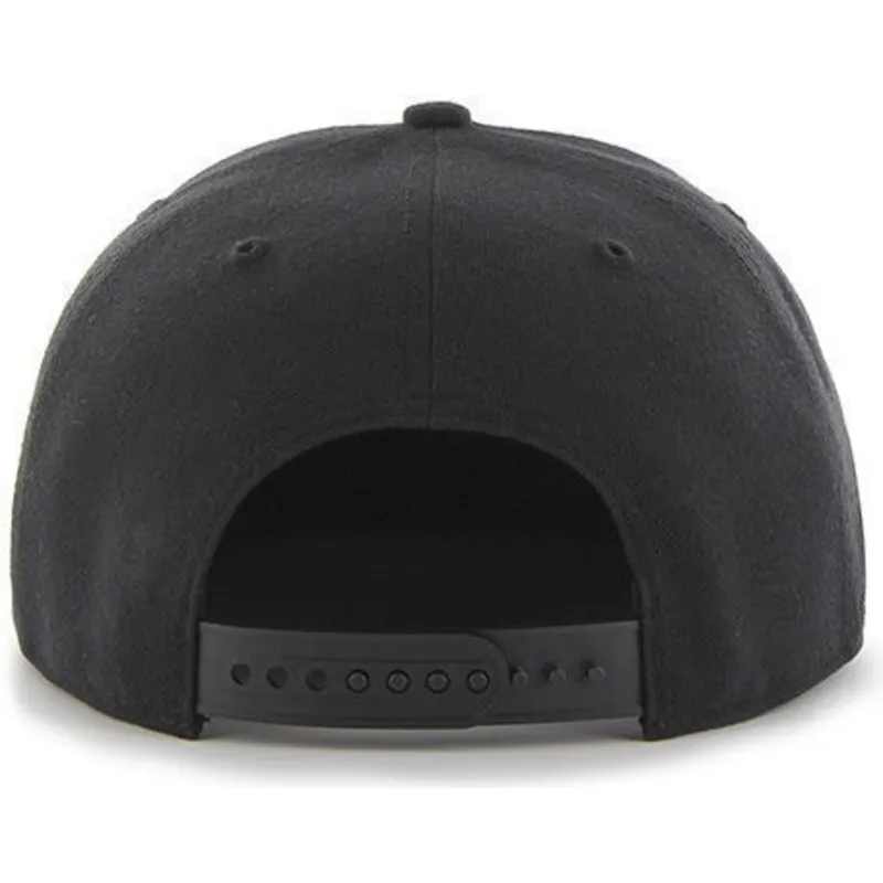 kepure-plokscia-juoda-snapback-oakland-athletics-mlb-47-brand