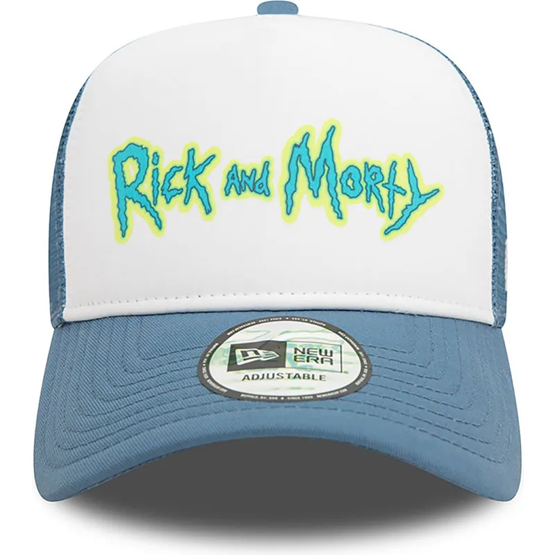 kepure-islenkta-melyna-snapback-a-frame-character-rick-y-morty-new-era