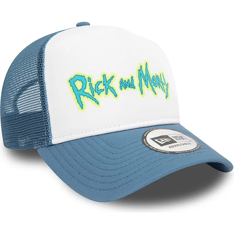 kepure-islenkta-melyna-snapback-a-frame-character-rick-y-morty-new-era