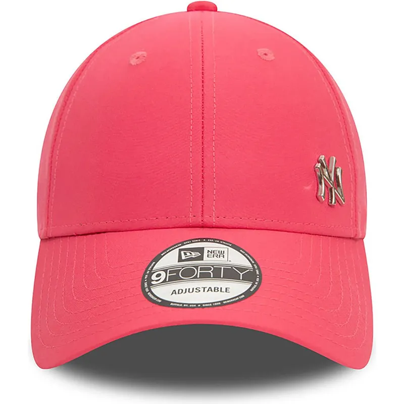 kepure-islenkta-rozine-reguliuojamas-9forty-flawless-new-york-yankees-mlb-new-era