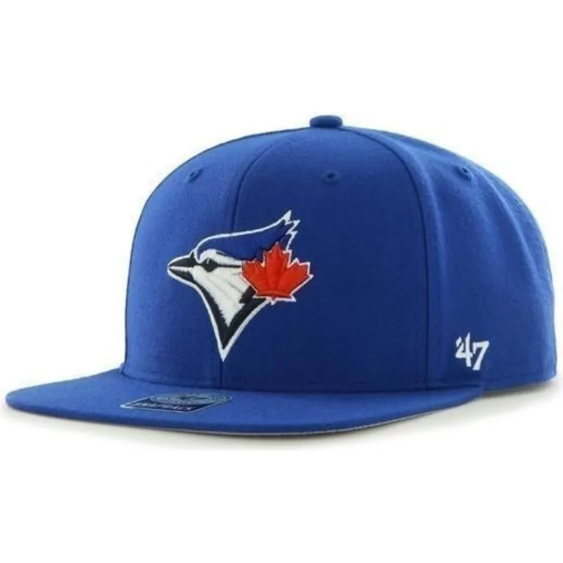 kepure-plokscia-melyna-snapback-mascota-mlb-47-brand kepure-plokscia-melyna-snapback-mascota-mlb-47-brand
