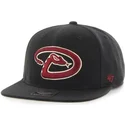 kepure-plokscia-juoda-snapback-mlb-47-brand