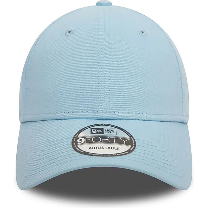 kepure-islenkta-melyna-reguliuojama-juostele-claro-9forty-essential-new-era