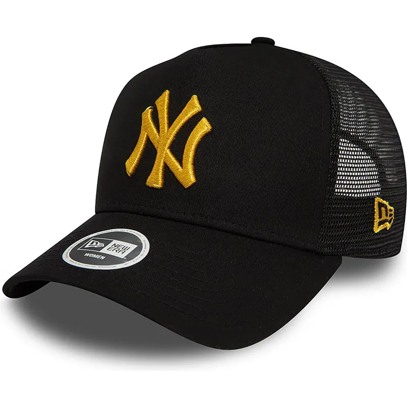 kepure-islenkta-juoda-snapback-a-frame-metallic-new-york-yankees-mlb-new-era