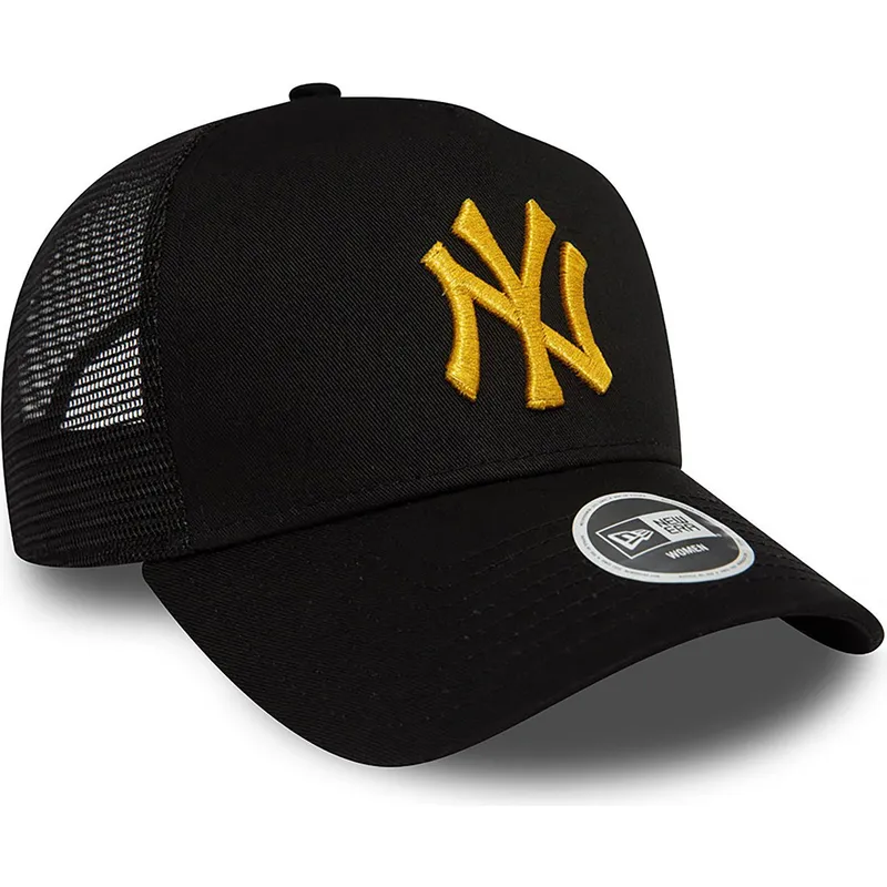 kepure-islenkta-juoda-snapback-a-frame-metallic-new-york-yankees-mlb-new-era