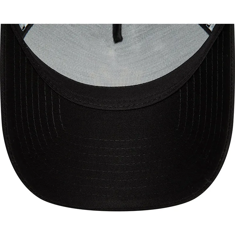 kepure-islenkta-juoda-snapback-a-frame-metallic-new-york-yankees-mlb-new-era