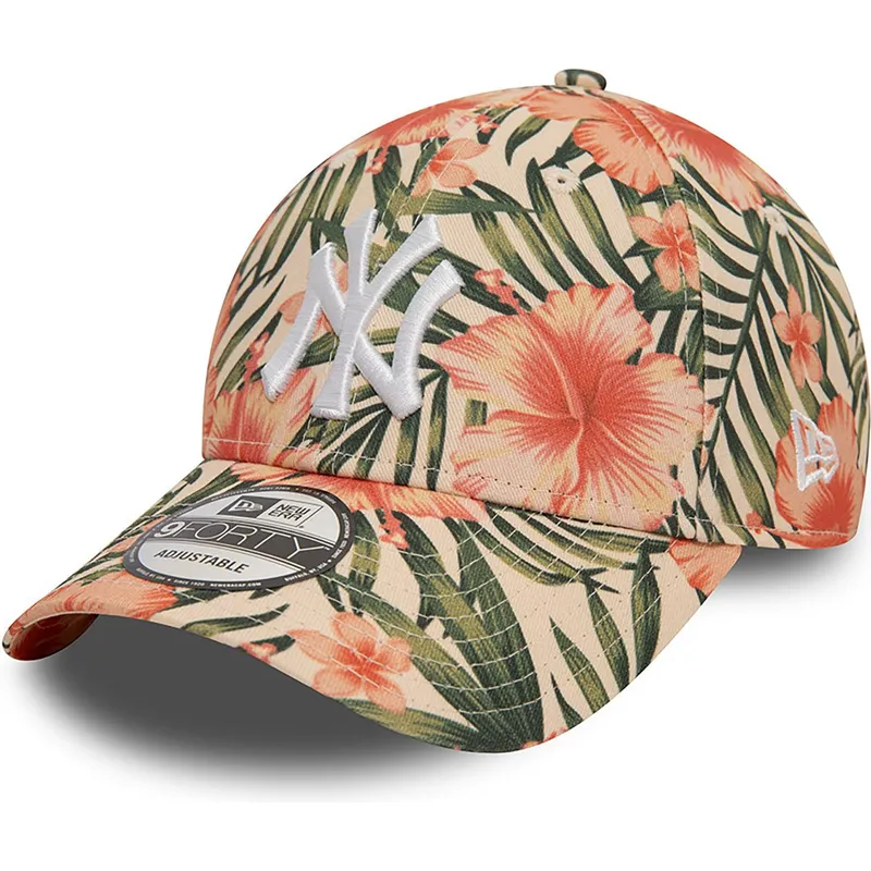 kepure-islenkta-ivairiaspalvis-reguliuojamas-9forty-tropical-new-york-yankees-mlb-new-era