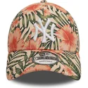 kepure-islenkta-ivairiaspalvis-reguliuojamas-9forty-tropical-new-york-yankees-mlb-new-era
