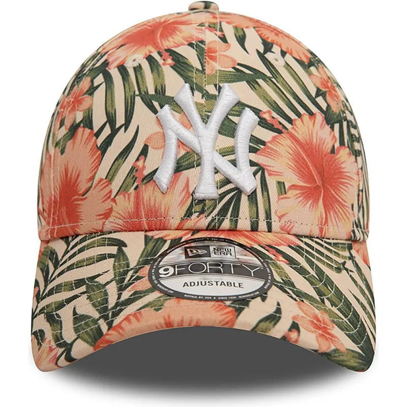kepure-islenkta-ivairiaspalvis-reguliuojamas-9forty-tropical-new-york-yankees-mlb-new-era