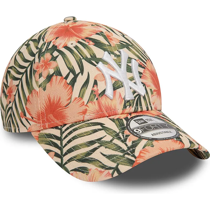 kepure-islenkta-ivairiaspalvis-reguliuojamas-9forty-tropical-new-york-yankees-mlb-new-era