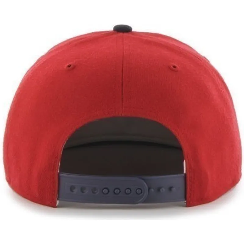 kepure-plokscia-raudona-snapback-boston-red-sox-mlb-47-brand