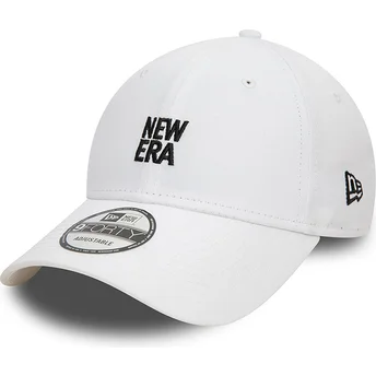 Cap išlenkta white adjustable strap 9FORTY New Era