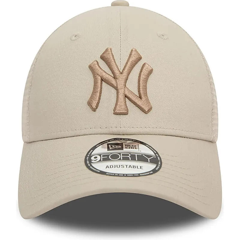 czapka-trucker-bezowa-z-bezowym-logo-9forty-home-field-new-york-yankees-mlb-new-era