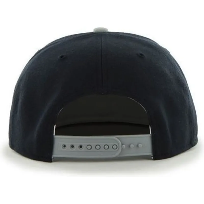 kepure-plokscia-tamsiai-melyna-snapback-new-york-yankees-mlb-47-brand
