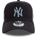 kepure-islenkta-tamsiai-melyna-snapback-a-frame-seasonal-infill-new-york-yankees-mlb-new-era