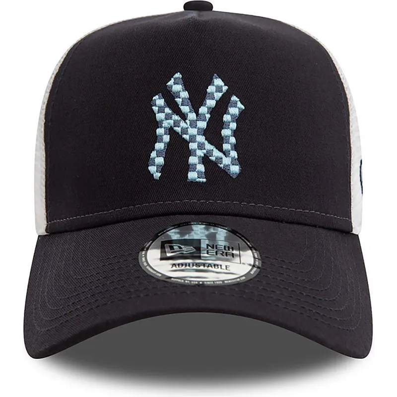 kepure-islenkta-tamsiai-melyna-snapback-a-frame-seasonal-infill-new-york-yankees-mlb-new-era