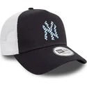 kepure-islenkta-tamsiai-melyna-snapback-a-frame-seasonal-infill-new-york-yankees-mlb-new-era