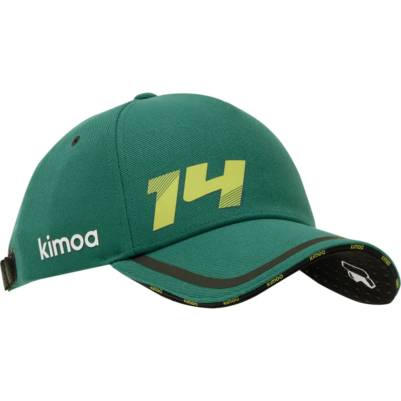 kepure-islenkta-zalia-reguliuojama-juostele-tech-aston-martin-f1-team-x-kimoa-aston-martin-formula-1-kimoa