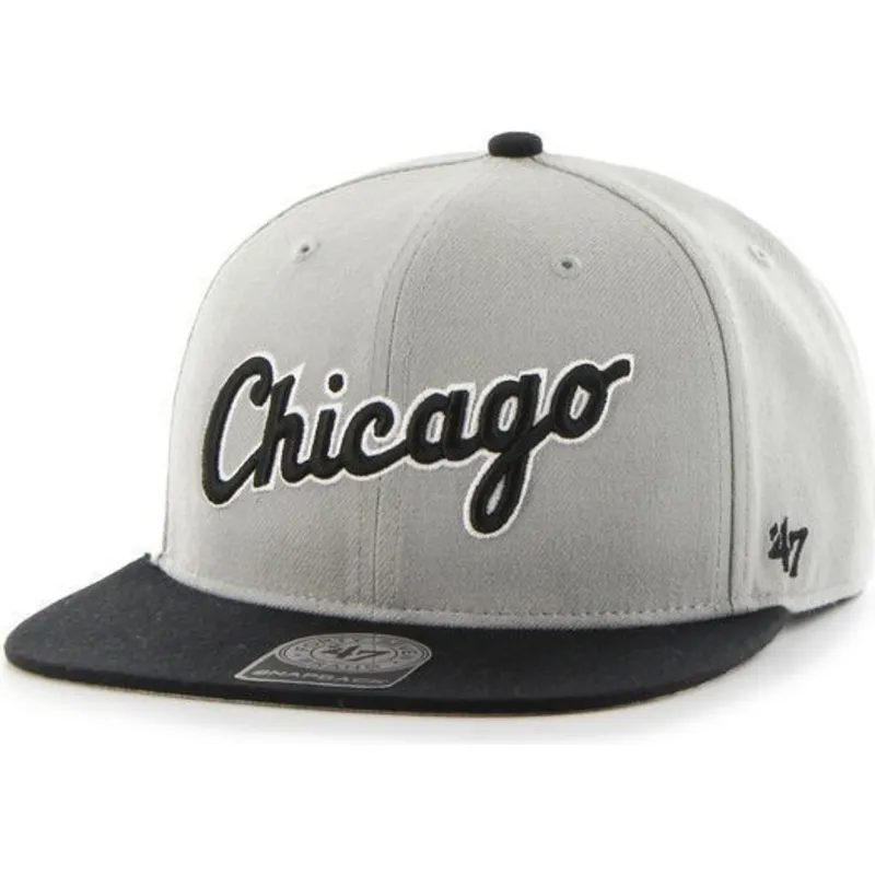 kepure-plokscia-pilka-snapback-letras-chicago-white-sox-mlb-47-brand