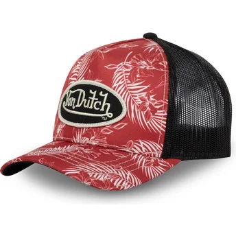 Cap išlenkta red snapback Von Dutch