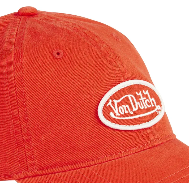 czapka-z-daszkiem-pomaranczowa-regulowana-log-ora-von-dutch